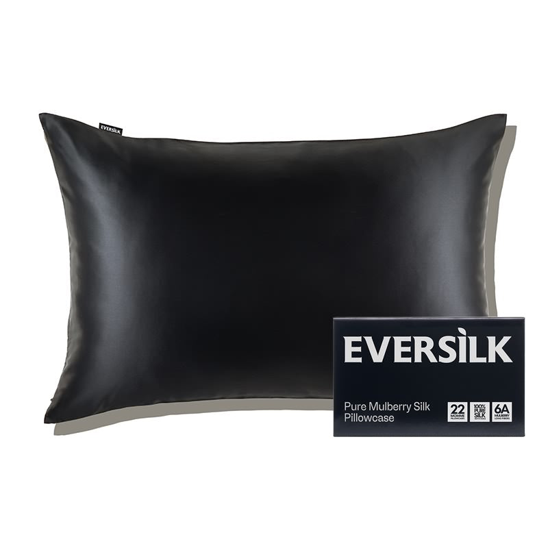 Black Queen Silk Pillowcase Best for Hair Skin